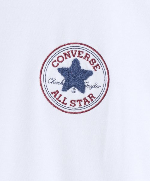 LAZAR(ラザル)/【Lazar】CONVERSE/コンバース COOLMAX/吸水速乾 ロゴ オールスター ワンポイント刺繍 半袖Tシャツ/レディース メンズ/img05