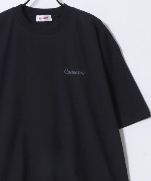 LAZAR(ラザル)/【Lazar】CONVERSE/コンバース COOLMAX/吸水速乾 バックプリント ロゴ ワンポイント 半袖Tシャツ/レディース メンズ/img13