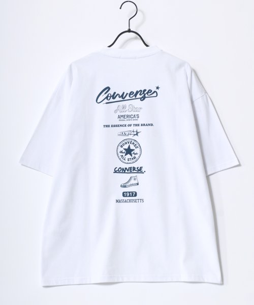 LAZAR(ラザル)/【Lazar】CONVERSE/コンバース COOLMAX/吸水速乾 バックプリント ロゴ ワンポイント 半袖Tシャツ/レディース メンズ/img20