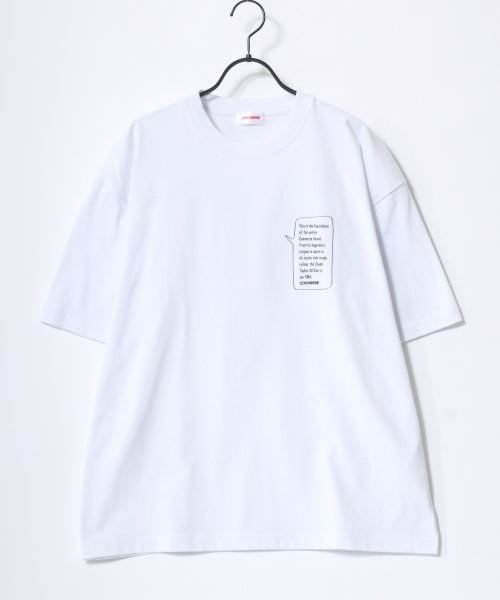 LAZAR(ラザル)/【Lazar】CONVERSE/コンバース COOLMAX/吸水速乾 バックプリント ロゴ ワンポイント 半袖Tシャツ/レディース メンズ/img23