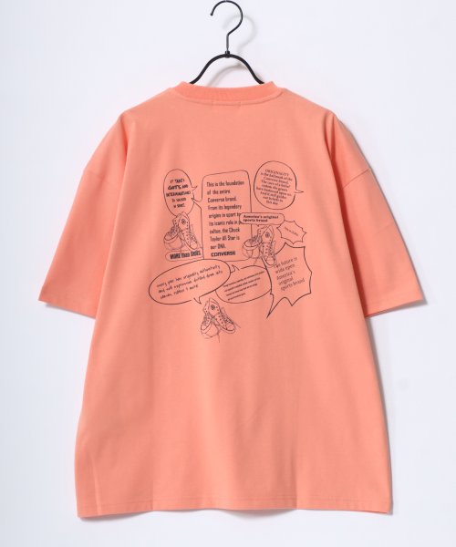 LAZAR(ラザル)/【Lazar】CONVERSE/コンバース COOLMAX/吸水速乾 バックプリント ロゴ ワンポイント 半袖Tシャツ/レディース メンズ/img29