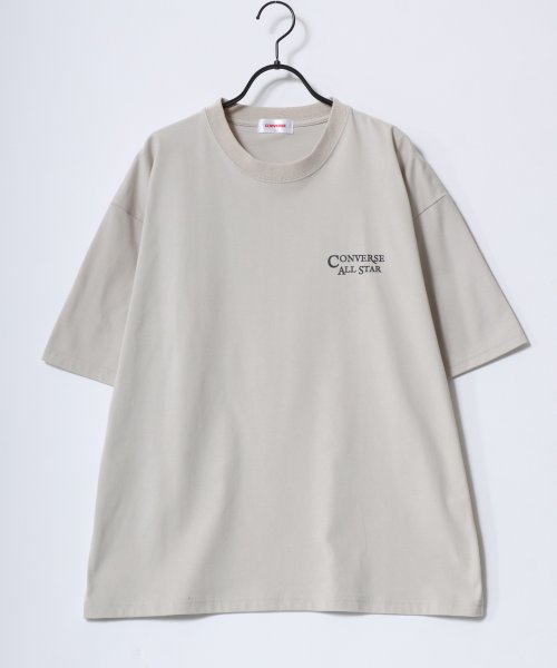 LAZAR(ラザル)/【Lazar】CONVERSE/コンバース COOLMAX/吸水速乾 バックプリント ロゴ ワンポイント 半袖Tシャツ/レディース メンズ/img35