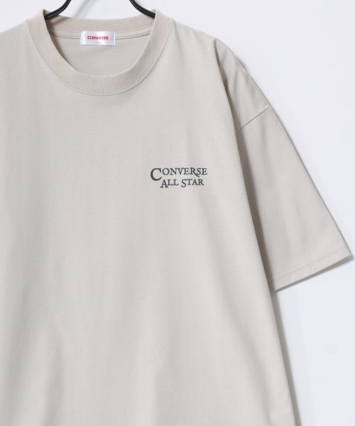 LAZAR(ラザル)/【Lazar】CONVERSE/コンバース COOLMAX/吸水速乾 バックプリント ロゴ ワンポイント 半袖Tシャツ/レディース メンズ/img36