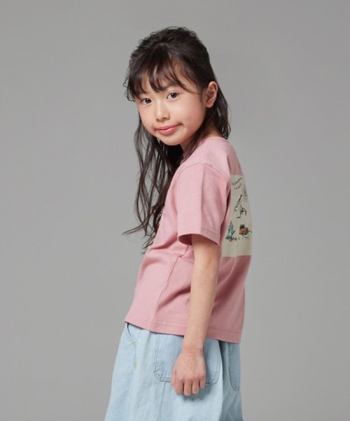 COMME CA ISM KIDS(コムサイズム（キッズ）)/アロハ柄プリント Tシャツ/img04