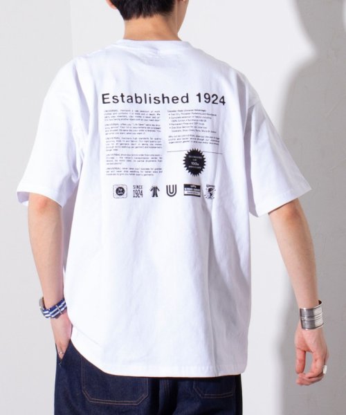 GLOSTER(GLOSTER)/【UNIVERSAL OVERALL/ユニバーサルオーバーオール】100th LIMITED プリントTシャツ/img06