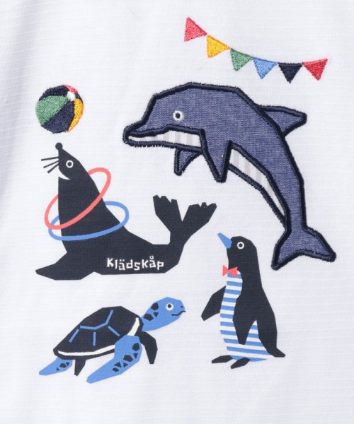 kladskap(クレードスコープ)/海のいきものアップリケ半袖Tシャツ/img04