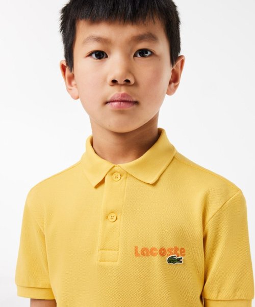 LACOSTE KIDS(ラコステ　キッズ)/ポップフォントロゴネームBOYSポロシャツ/img03