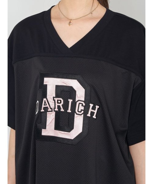 Darich(Darich)/メッシュアップリケビッグTシャツ/img08