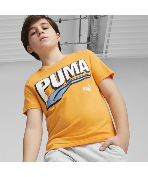 PUMA(PUMA)/キッズ ボーイズ ESSプラス MID 90s ロゴ グラフィック 半袖 Tシャツ 120－160cm/img05