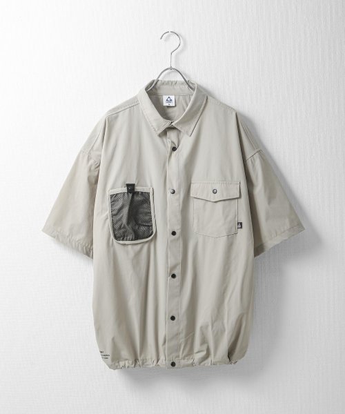 ZIP FIVE(ジップファイブ)/ナイロンPUタスランメッシュポケット半袖シャツ/img08