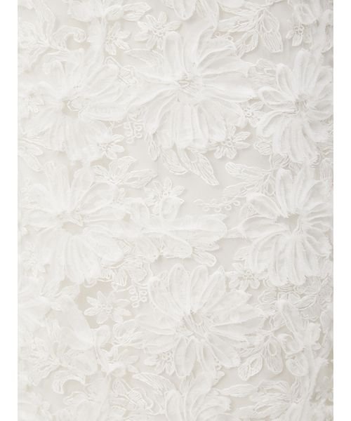 シアーモチーフファブリックストレートスカート 予めご了承ください