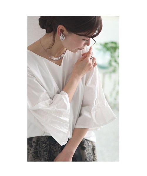 Sawa a la mode(サワアラモード)/ふっくらつぼみ袖のドルマントップス　レディース 大人 上品/img14