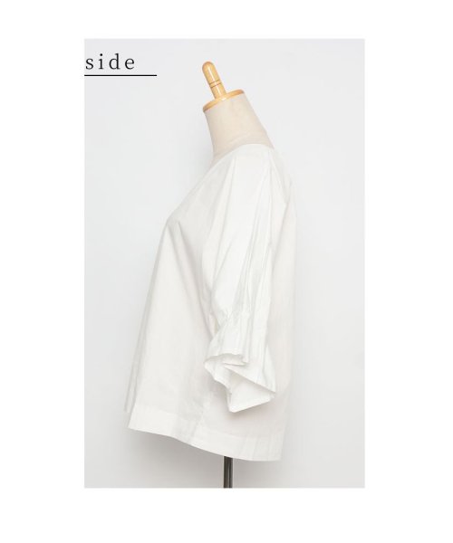 Sawa a la mode(サワアラモード)/ふっくらつぼみ袖のドルマントップス　レディース 大人 上品/img20