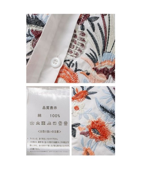 Sawa a la mode(サワアラモード)/艶やかな刺繍のコットンシャツチュニック　レディース 大人 上品/img23
