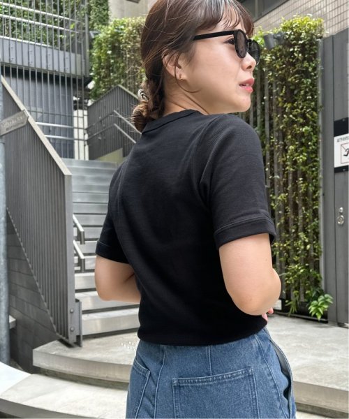 U by Spick&Span(ユーバイ　スピック＆スパン)/【Hanes / ヘインズ】 BEEFYリブクルーネックTシャツ HM1－R103/img01