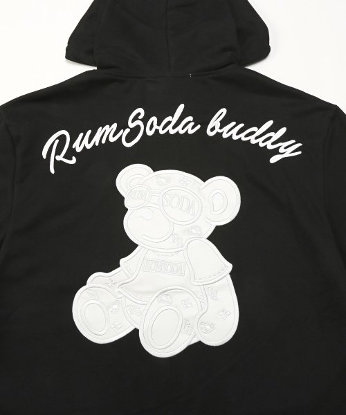 LUXSTYLE(ラグスタイル)/RUMSODA(ラムソーダ)ミニ裏毛PUアップリケ刺繍ジップパーカー/RUMSODA ラムソーダ パーカー メンズ ジップパーカー ミニ裏毛 アップリケ 刺繍 /img23