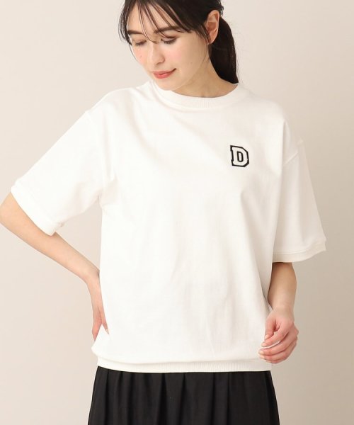 Dessin(デッサン)/【ユニセックス・洗える】ロゴ刺繍Tシャツ/img01