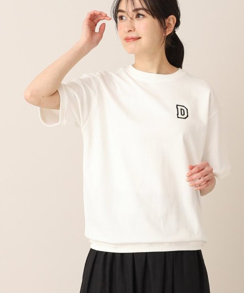 Dessin(デッサン)/【ユニセックス・洗える】ロゴ刺繍Tシャツ/img02