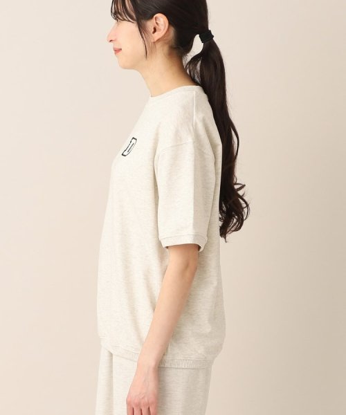 Dessin(デッサン)/【ユニセックス・洗える】ロゴ刺繍Tシャツ/img14