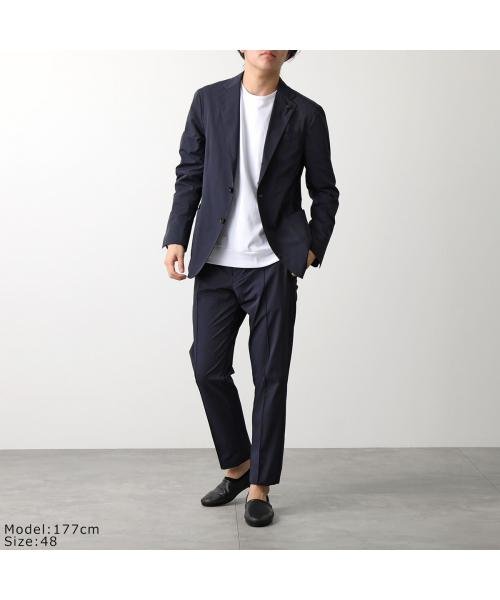 LARDINI テックジャージースーツ JZ143AQ88 EQEL62701 LARDINI テックジャージースーツ JZ143AQ88 ノッチドラペル サイドベンツ