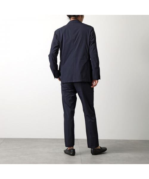 LARDINI テックジャージースーツ JZ143AQ88 EQEL62701 LARDINI テックジャージースーツ JZ143AQ88 ノッチドラペル サイドベンツ