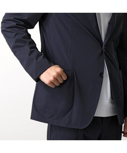 LARDINI テックジャージースーツ JZ143AQ88 EQEL62701 LARDINI テックジャージースーツ JZ143AQ88 ノッチドラペル サイドベンツ