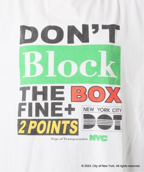 journal standard  L'essage (ジャーナルスタンダード　レサージュ)/《予約》【NYC×GOOD ROCK SPEED 】 DONT BLOCK TEE：Tシャツ/img15