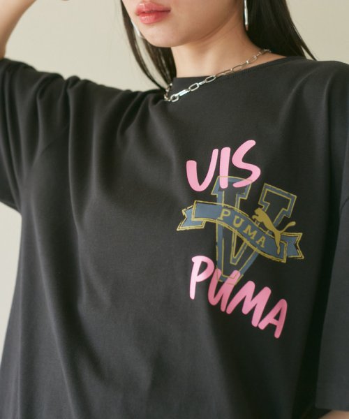 VIS(ビス)/【PUMA】VIS別注 オリジナルロゴオーバーサイズTシャツ/img08