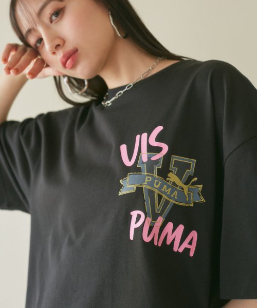 VIS(ビス)/【PUMA】VIS別注 オリジナルロゴオーバーサイズTシャツ/img09