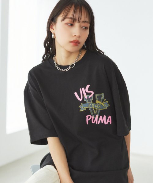 VIS(ビス)/【PUMA】VIS別注 オリジナルロゴオーバーサイズTシャツ/img11