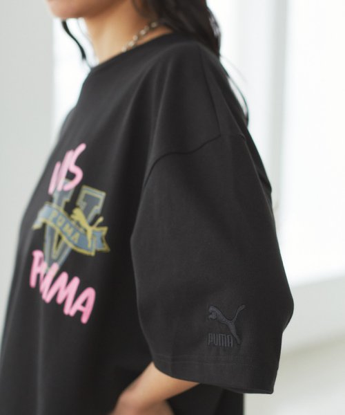 VIS(ビス)/【PUMA】VIS別注 オリジナルロゴオーバーサイズTシャツ/img12