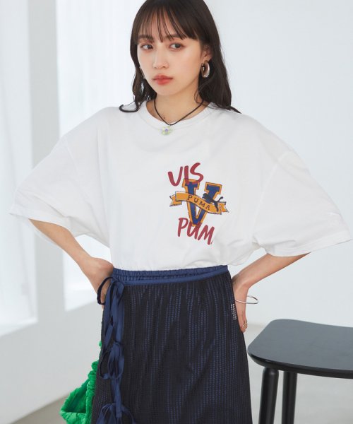 VIS(ビス)/【PUMA】VIS別注 オリジナルロゴオーバーサイズTシャツ/img13