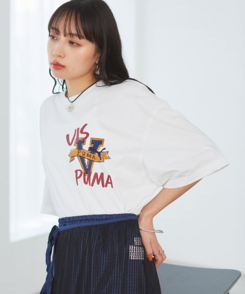 VIS(ビス)/【PUMA】VIS別注 オリジナルロゴオーバーサイズTシャツ/img15