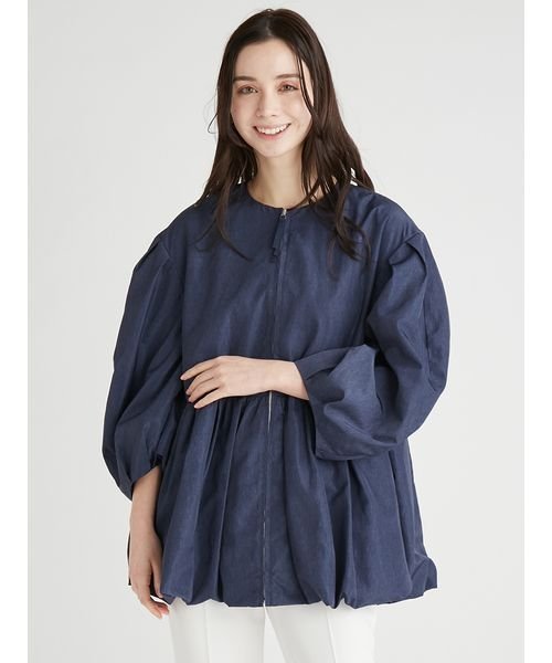 ペプラムバルーンブルゾン 予めご了承ください