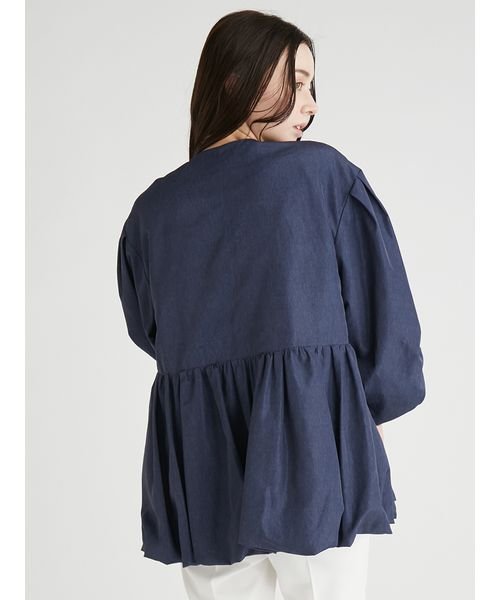 ペプラムバルーンブルゾン 予めご了承ください