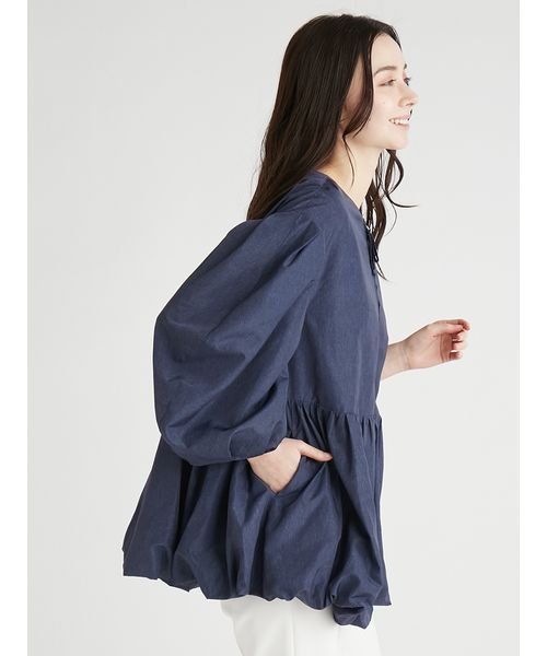 ペプラムバルーンブルゾン 予めご了承ください