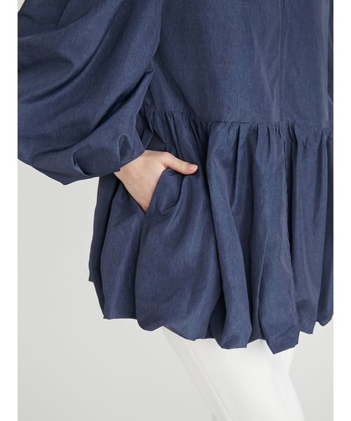 ペプラムバルーンブルゾン 予めご了承ください