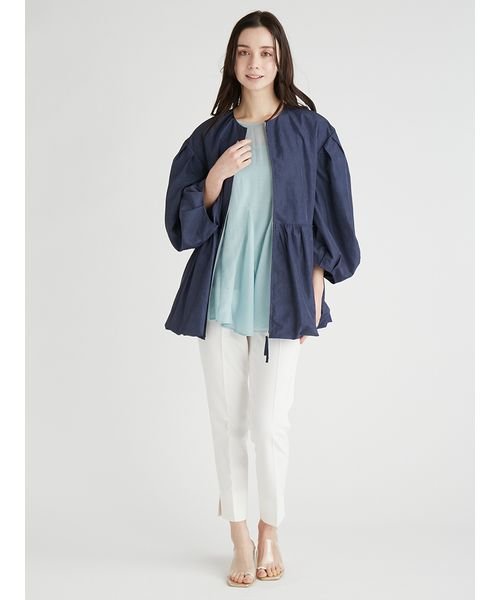 ペプラムバルーンブルゾン 予めご了承ください