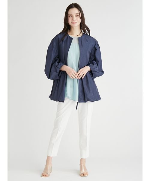 ペプラムバルーンブルゾン 予めご了承ください