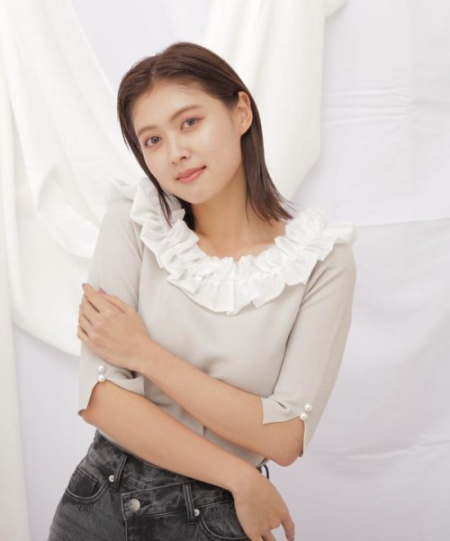 JILL by JILL STUART(ジル バイ ジル スチュアート)/◇ホイップフリルlittle knit/img28