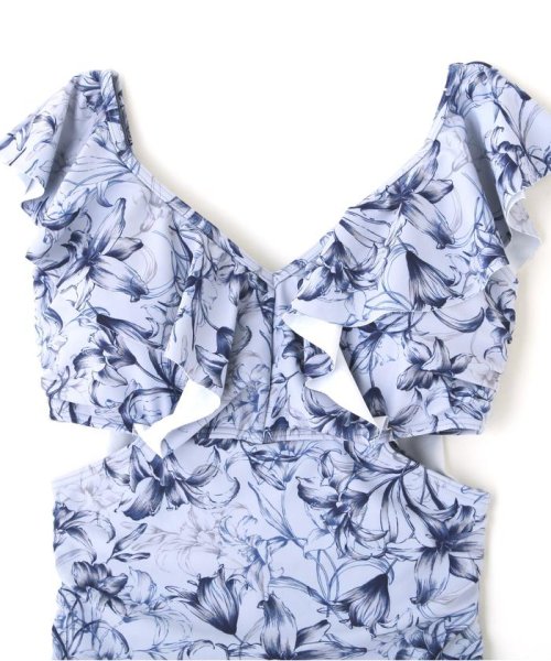 バックレースアップフリルワンピース JILL 予めご了承ください