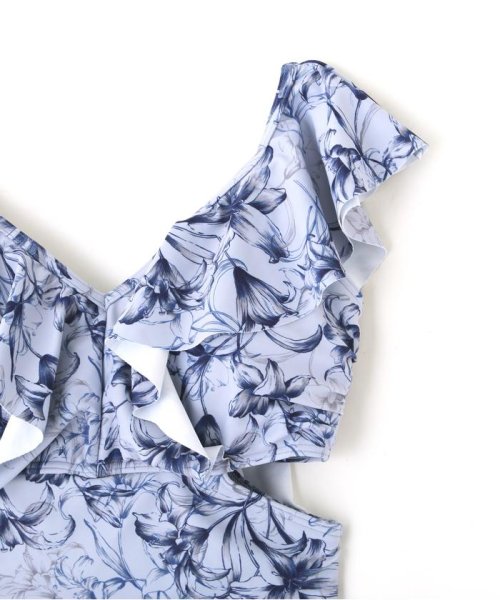 バックレースアップフリルワンピース JILL 予めご了承ください