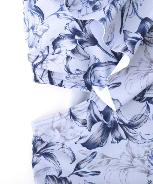 バックレースアップフリルワンピース JILL 予めご了承ください