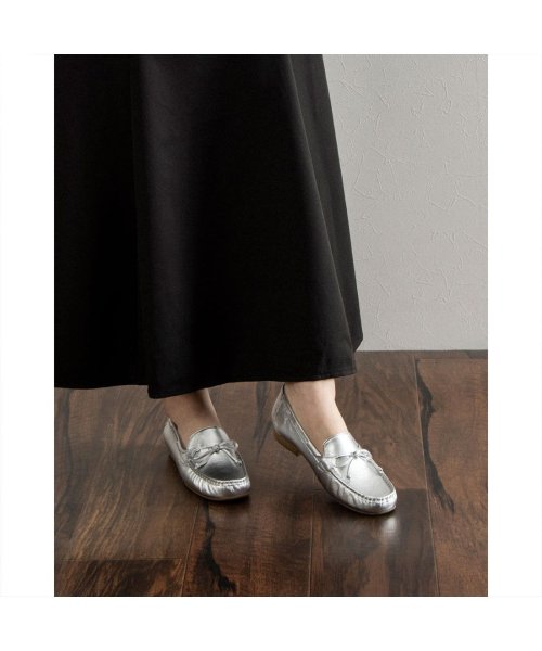 【3E】リボンモカシンシューズ 【3E】リボンモカシンシューズ 【3E】リボンモカシンシューズ H1479298049(11440円)