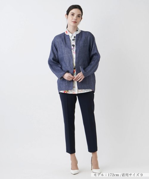 ノーカラージャケット 