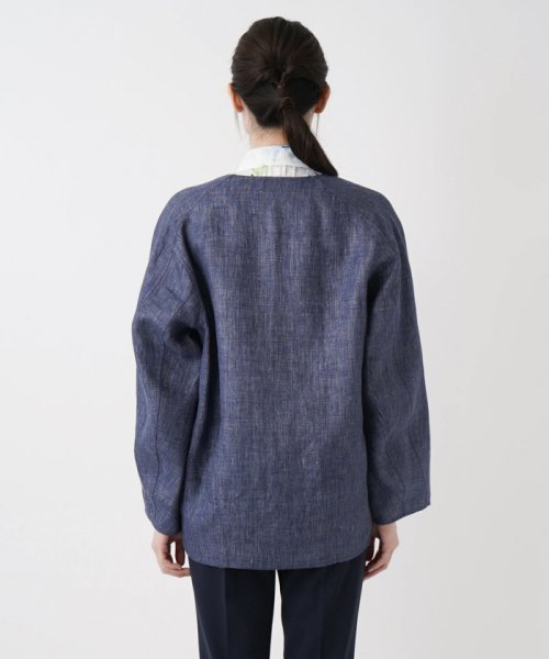 ノーカラージャケット 