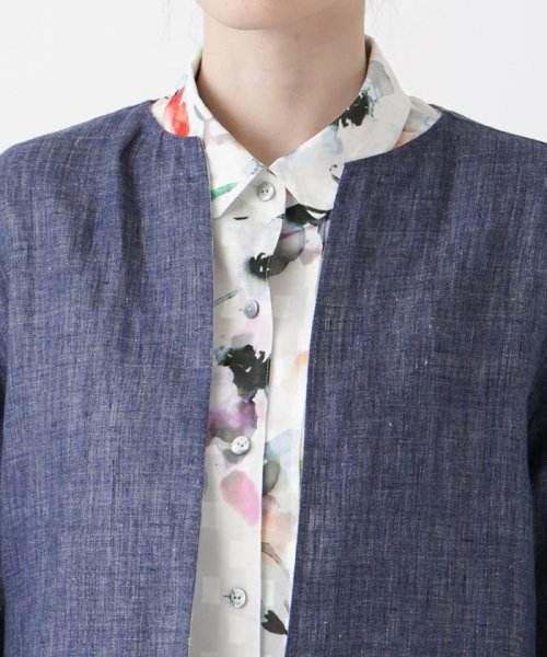 ノーカラージャケット 