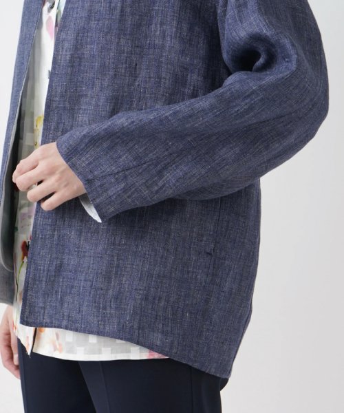 ノーカラージャケット 