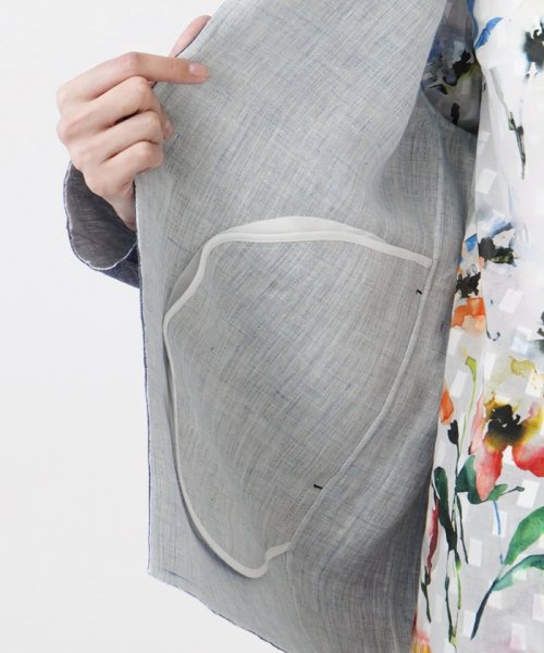 ノーカラージャケット 