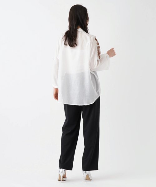 ボリュームスリーブブラウス 